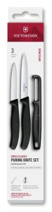 Sada nožov so škrabkou Victorinox 6.7113.33 Swiss Classic, 3 ks