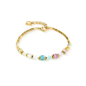 Cube Aura pastel gold COEUR DE LION bracelet 2104/30-1576