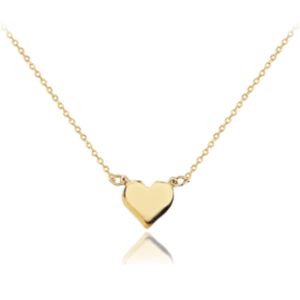 MINET Gold necklace with heart Au 585/1000 1.90g JMG0144WGN49
