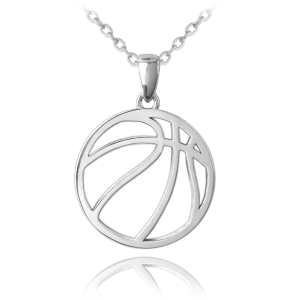 MINET Silver necklace BASKETBALL BALL JMAN0334BN50