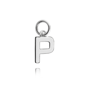 MINET Stříbrný přívěsek drobné písmeno "P" JMAS900PSP00
