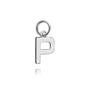 MINET Strieborný prívesok malé písmeno "P" JMAS900PSP00