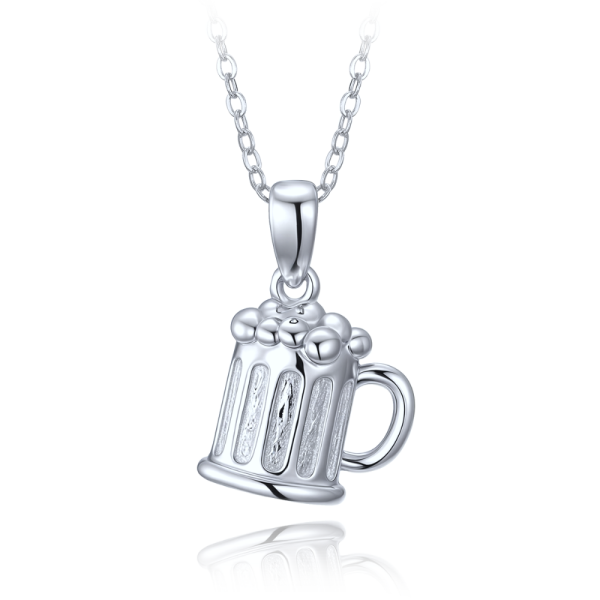 MINET Silver beer necklace JMAN0655SN48
