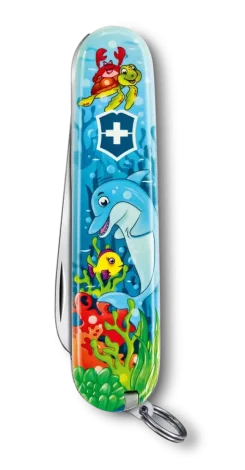 My First Victorinox Pocket Knife 0.2373.E1, Set, Dolphin Edition
