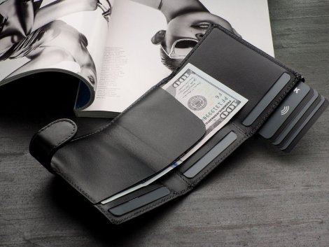 Peněženka Pularys 173913101 SOLO MAX RFID Černá