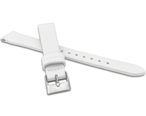MINET MSSUW12 White luxury leather strap Top Grain - 12 mm