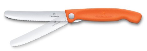 Skládací svačinový nůž Victorinox Swiss Classic 6.7839.FC1, Oranžový