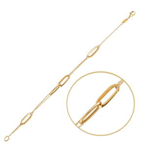 MINET Elegant gold bracelet Au 585/1000 2,20g JMG0088WGB18