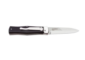 Switchblade knife Mikov Predator 241-BH-1/STN/CLIP STONEWASH