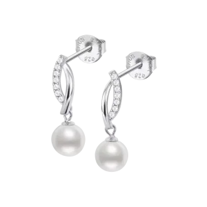 Women's Lotus Silver Earrings LP3832-4/1