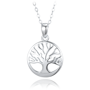 MINET Silver necklace tree of life JMAN5022SN45