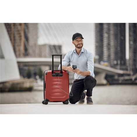 Victorinox 611754 Spectra 3.0 Expandable Global Carry-On Suitcase, Red