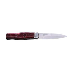 Switchblade knife Mikov Predator 241-BRa-1 and RAFFIR Red