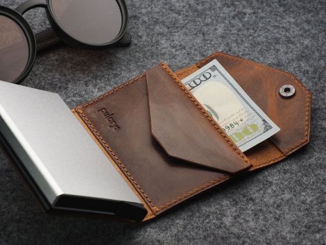 Peňaženka Pularys 174631007 PORTER RFID Hnedá