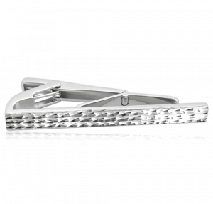 MINET Men's polished silver tie clip JMAN0375ST00
