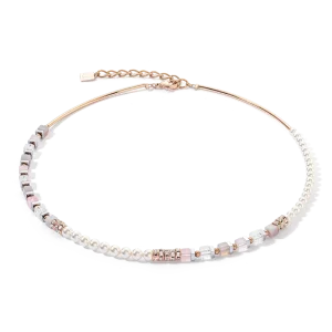 Fusion Offset necklace rose gold-ice pink COEUR DE LION 4354/10-1920 necklace