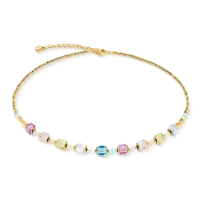 Cube Aura pastel gold COEUR DE LION necklace 2104/10-1576
