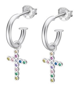 Women's Lotus Silver Pure Essential Earrings LP3248-4/1