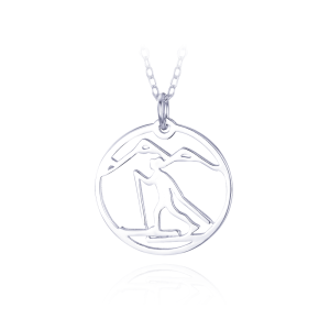 MINET Silver runner necklace JMAN0602BN45