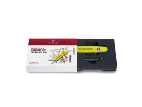 Victorinox 1.7915.E808 Huntsman Lite Pocket Knife, Emergency Tool