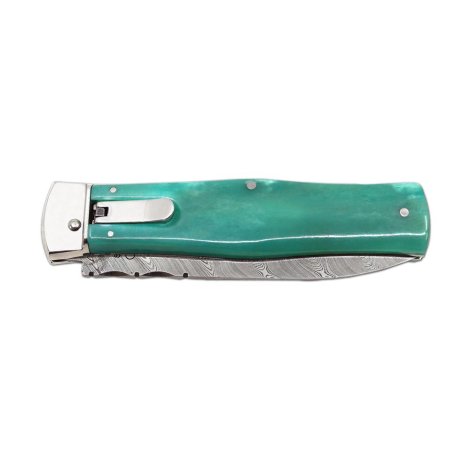 Switchblade knife Mikov Predator 241-DKo-1 Green