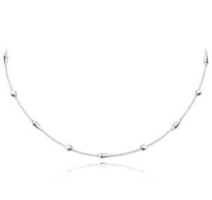 MINET Stříbrný náhrdelník JMAS0223SN45