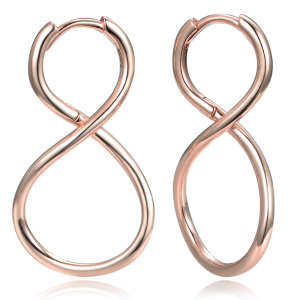 MINET Modern Rosegold silver earrings JMAS0250RE00