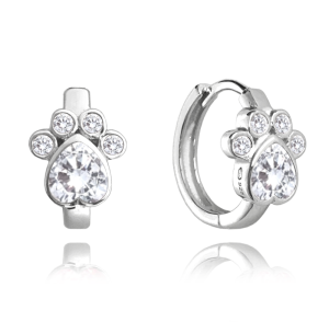 MINET Silver earrings with white cubic zirconia JMAD0029SE00