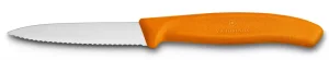 Nůž na zeleninu s vlnkovaným ostřím 8 cm Victorinox 6.7636.L119 Oranžový