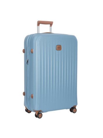 Bric’s BAH08453.022 Taormina Trolley Expandable Suitcase, 75 cm, Sky Blue