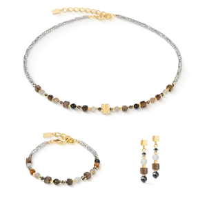 Shape Mix Spikes Smoky Glow COEUR DE LION earrings 4347/21-1112