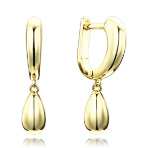 MINET Elegant gold plated silver earrings JMAS0294GE00