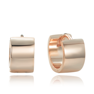 MINET Minimalist rose gold silver earrings thick rings JMAN0542RE00