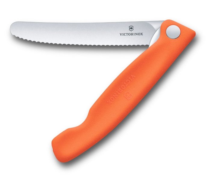 Skládací svačinový nůž Victorinox Swiss Classic 6.7839.FC1, Oranžový