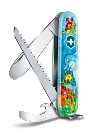 My First Victorinox Pocket Knife 0.2373.E1, Set, Dolphin Edition