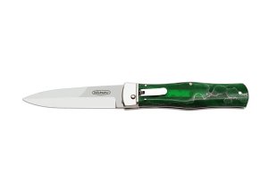 Switchblade knife Mikov Predator 241-BRa-1 RAFFIR Green