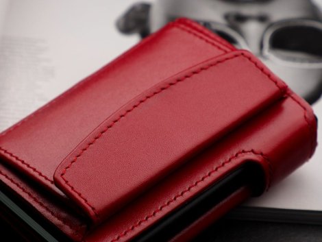 Peněženka Pularys 173913111 SOLO MAX RFID Červená