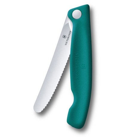 Skládací svačinový nůž Victorinox Swiss Classic 6.7834.FC1 11 cm, Zelený