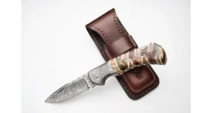 HABLOCK EXCLUSIVE Mikov 220-DM-1 Mammoth Ivory Hunting Folding Knife