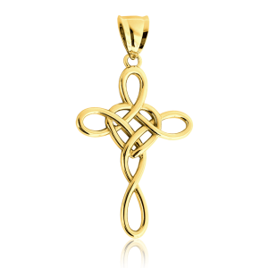 MINET Zlatý krížový prívesok Au 585/1000 1,60 g JMG0335WGP00