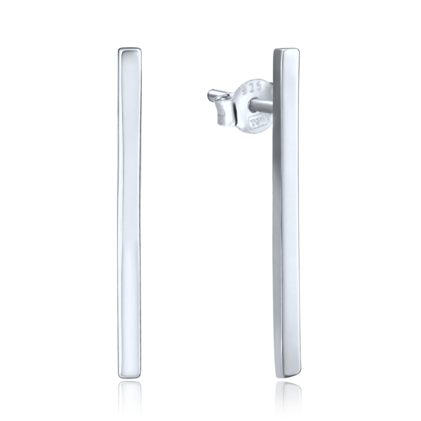 MINET Elegant silver stud earrings JMAS0312SE00