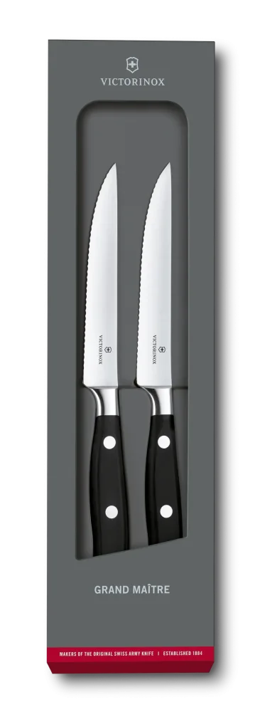Levně Sada steakových nožů 2 ks Grand MaÎtre Victorinox 7.7242.2W