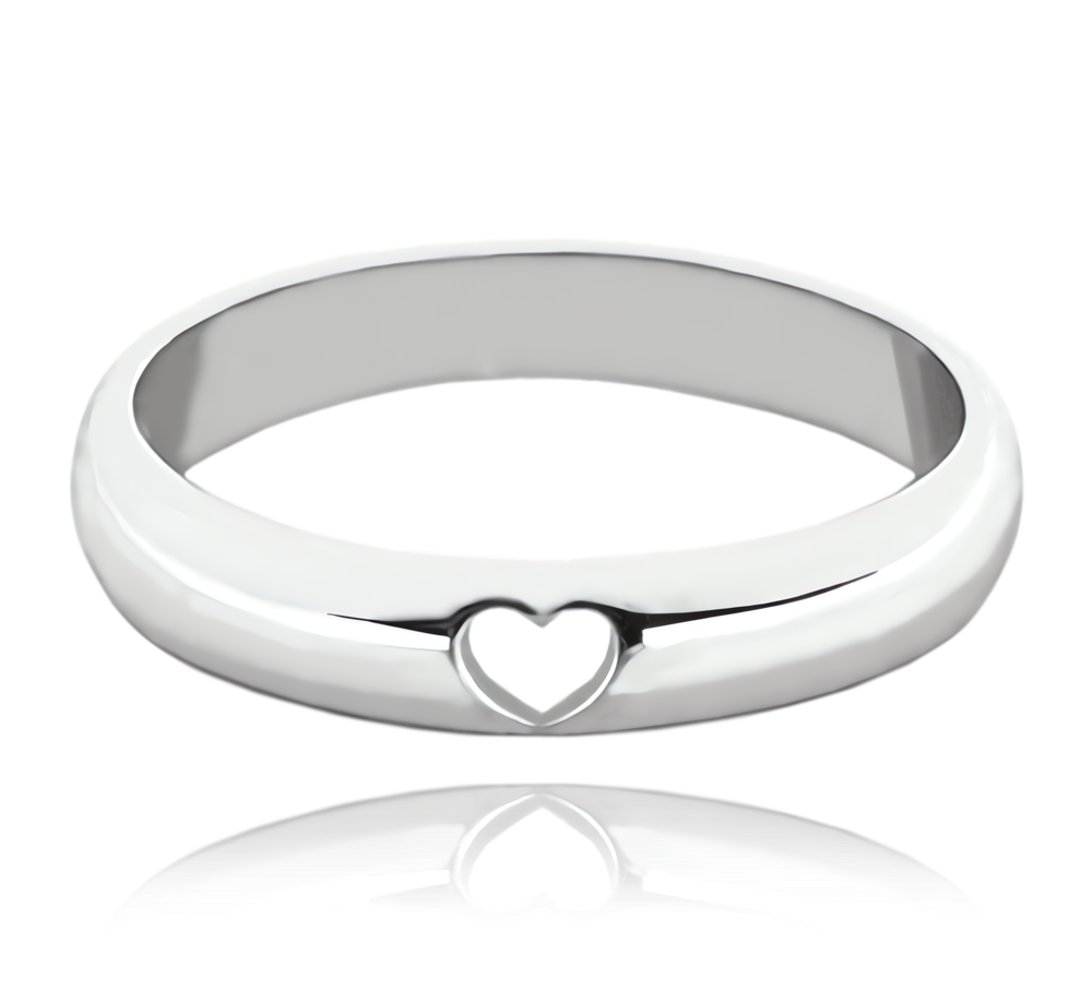 MINET Stříbrný prsten s velkým bílým zirkonem vel. 59 JMAN0445SR59
