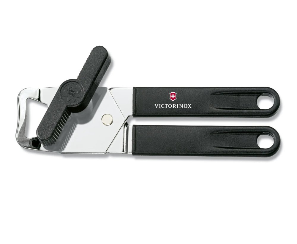 Levně Otvírák na konzervy Victorinox 7.6857.3 Černý