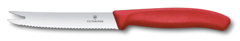 Levně Nůž na sýr a zeleninu Victorinox 6.7861.C1, Červený