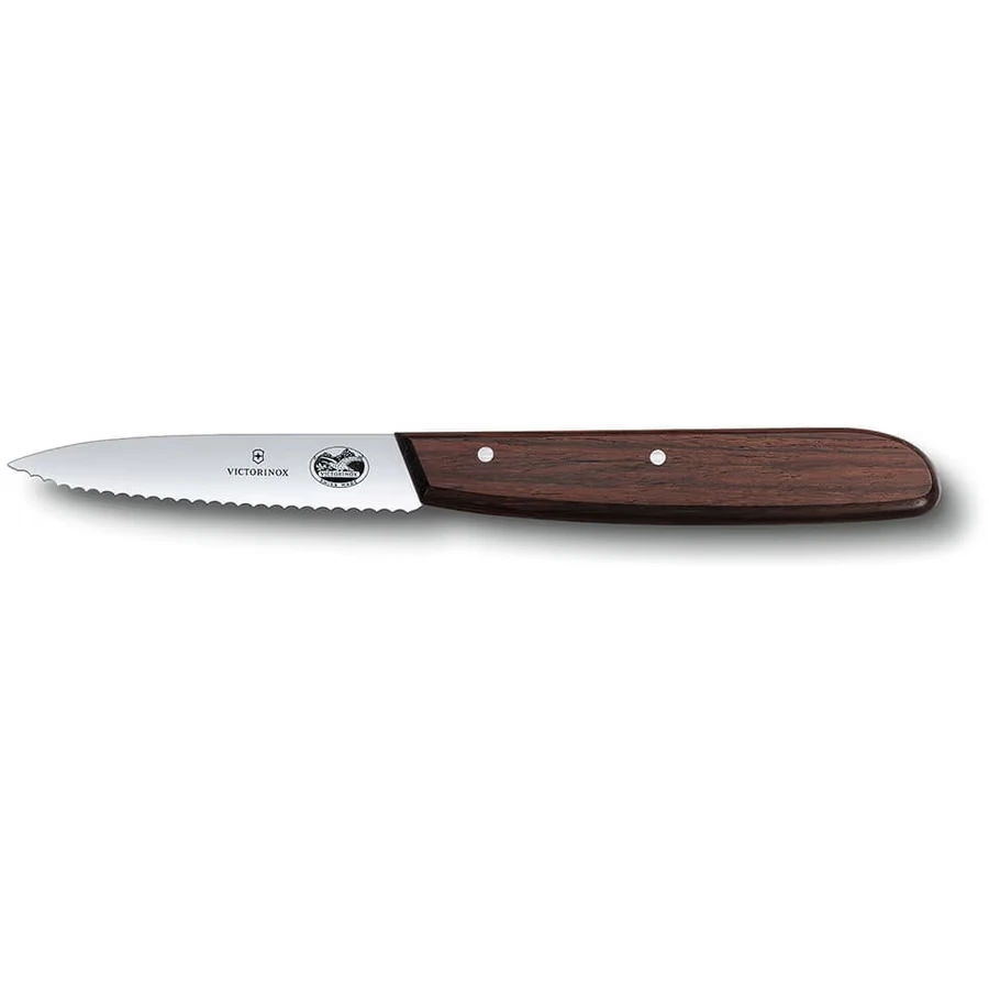 Nůž s vlnkovaným ostřím 8 cm Victorinox 5.3030 Wood