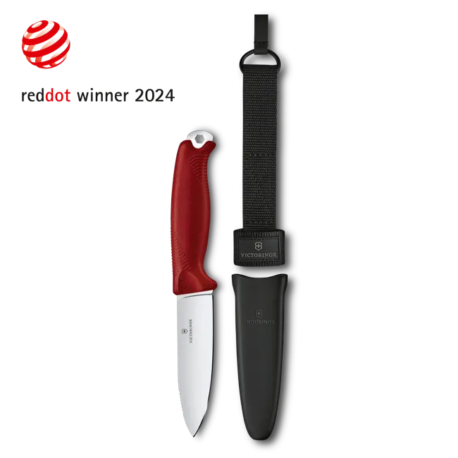 Levně Nůž s pevnou čepelí Venture Red Victorinox 3.0902