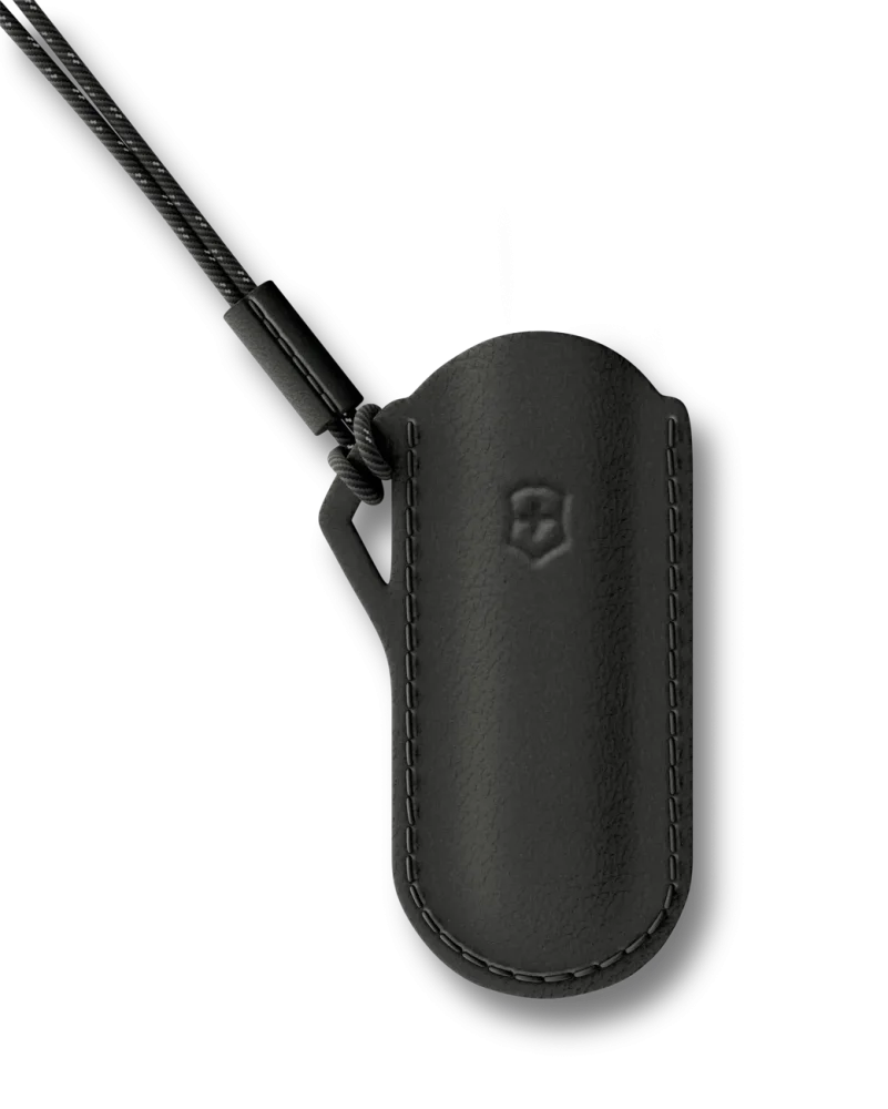 Levně Kožené pouzdro, Dark Illusion Victorinox 4.0670.3