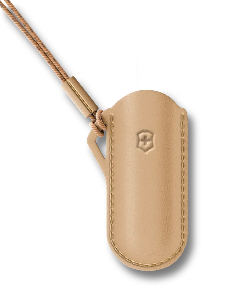 Levně Kožené pouzdro, Wet Sand Victorinox 4.0670.49