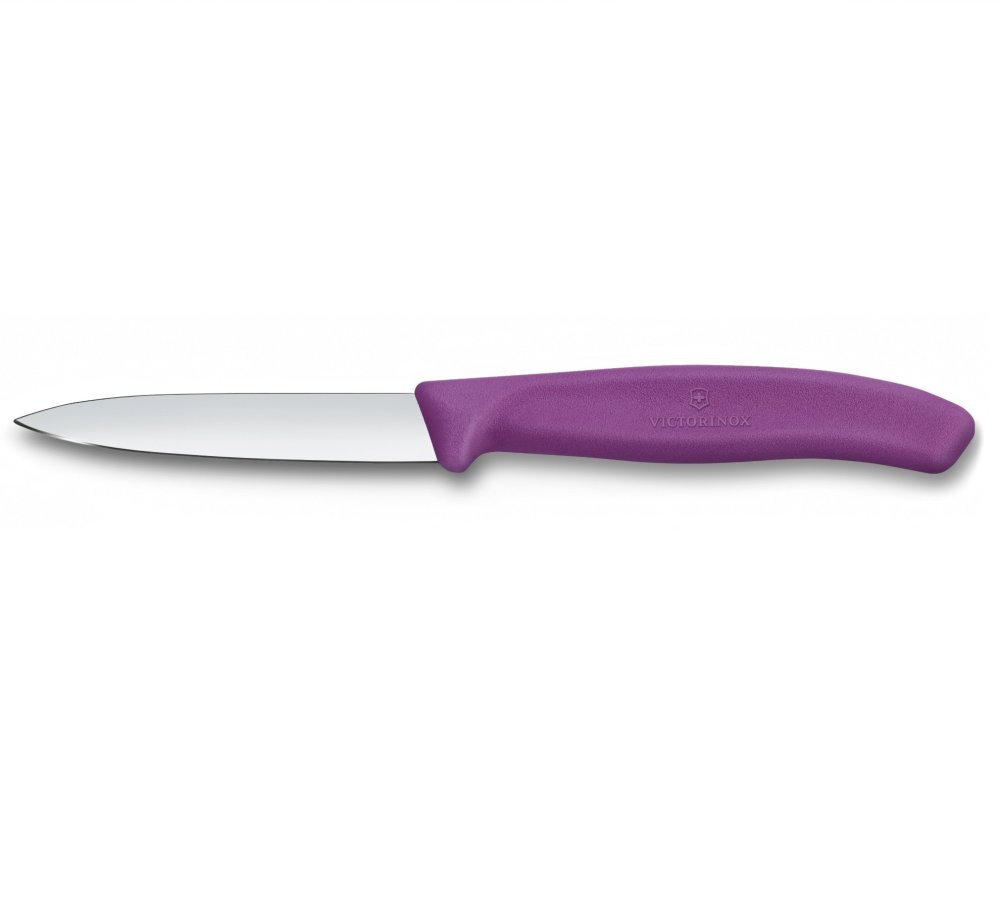 Levně Nůž na zeleninu Victorinox Swiss Classic 6.7605.C1 8 cm, Fialový